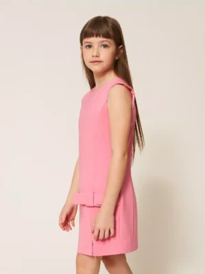 Къса креп рокля TWINSET с панделка