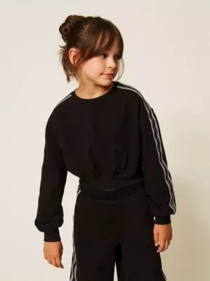 Суитшърт с лого ленти Twinset